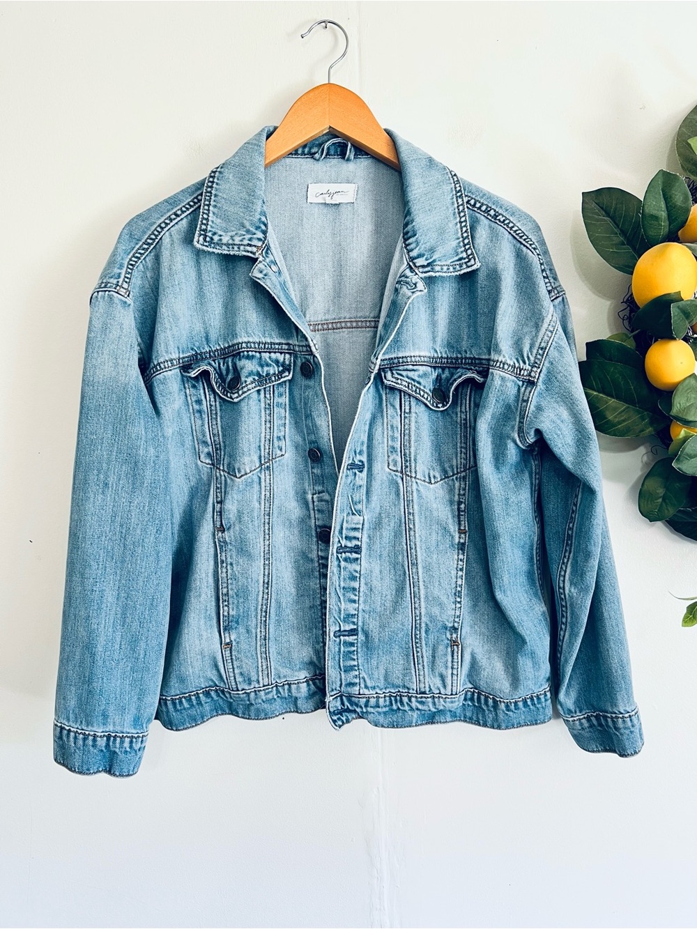 Carly Jean LA Hunter Denim Jacket Medium Wash S